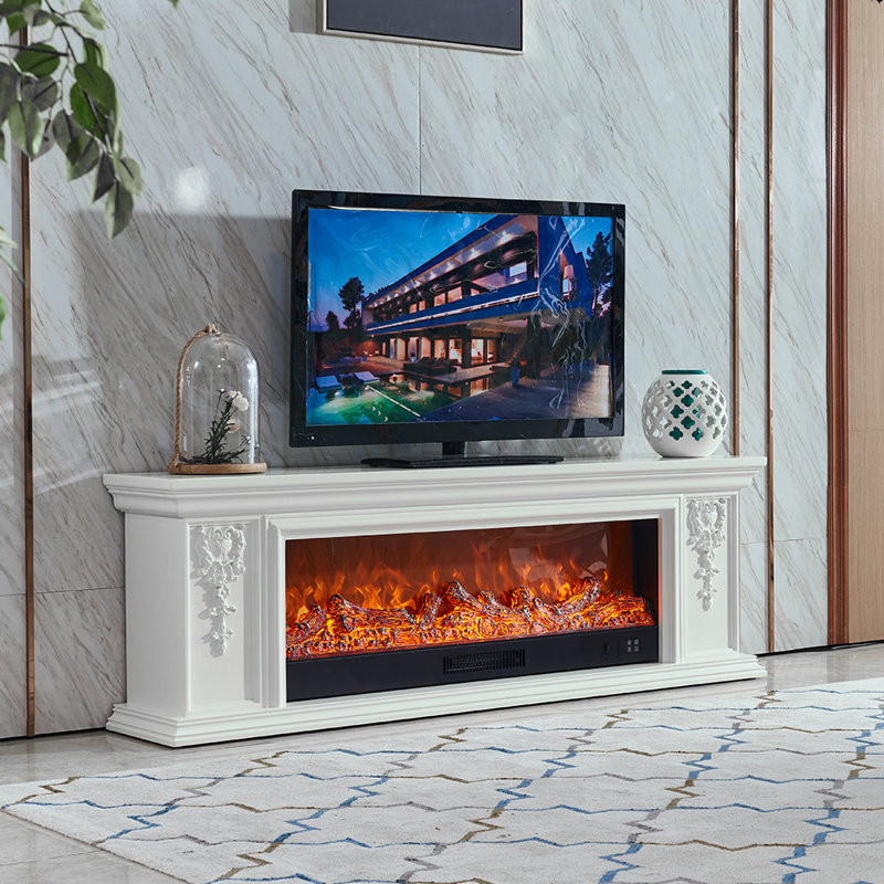 Brayden Studio 180cm W TV Stand with Electric Fireplace