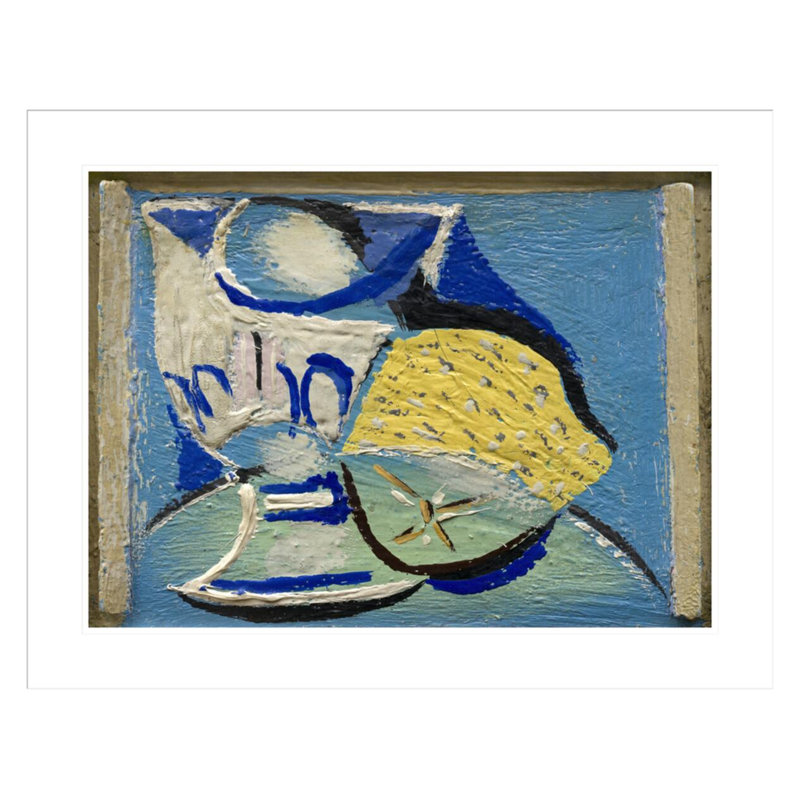 «Lemon (Le citron)» par Pablo Picasso, impression giclée sur cadre, H 23,33 po x l 29,5 po