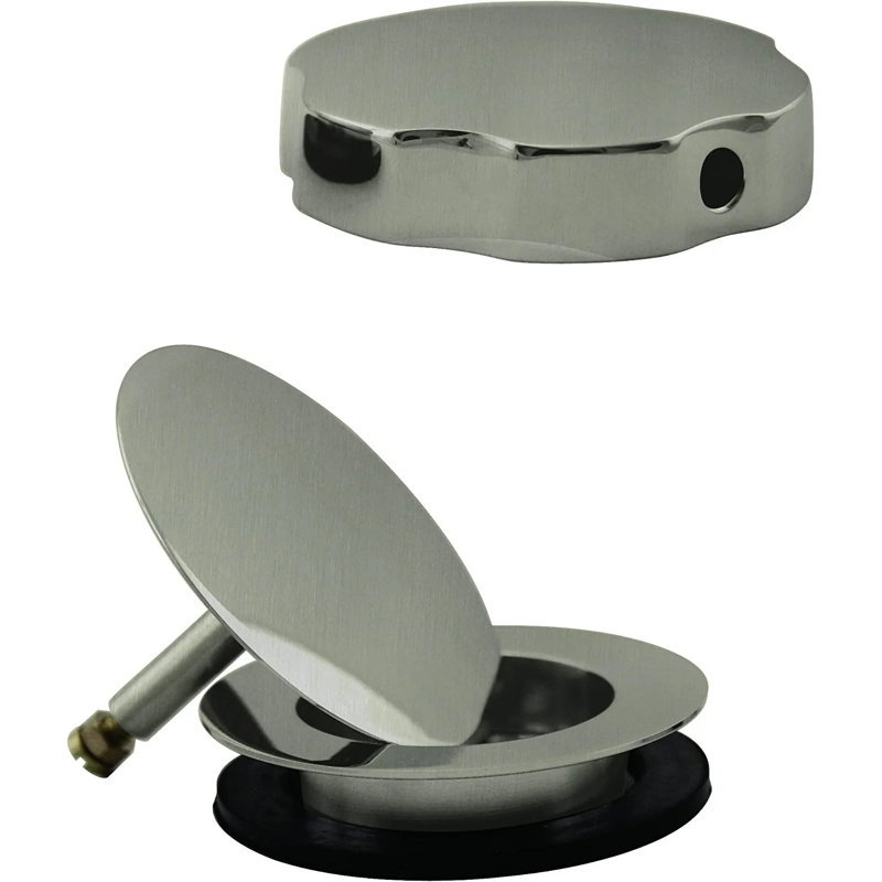 Garniture de remplacement de 1-1 / 2 po pour drain de baignoire à câble et ensembles de trop-plein, Acier inoxydable