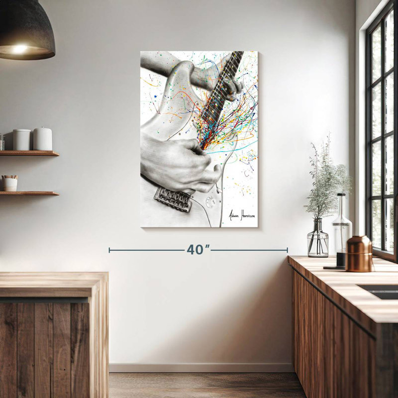 Abarca The Guitar Solo, 39" H x 26" W