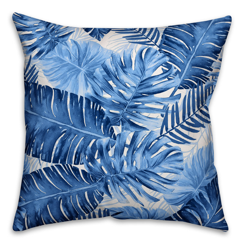Floral Reversible Throw Pillow