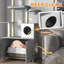 Enceinte de litière pour chat 2 en 1 - Spacieuse avec lit, poteaux à griffer et plateformes pour la tour de chats d'intérieur. All-Inclus Pet Joy