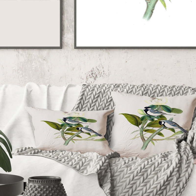 Housse et insert de coussin carré Vinage, 16" x 16"