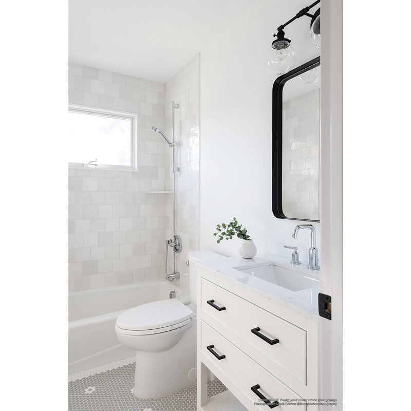 Cloe 5" x 5" Ceramic Tile, White