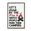 Let's Drink by the Fire, cadre flottant, design par Lux + Me Designs-177964706-177964707