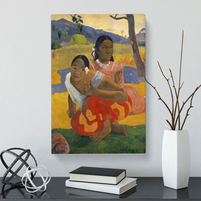 Nafea Faa Ipoipo by Paul Gauguin - Wrapped Canvas