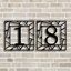8'' H Metal House Number