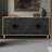 62.99"Long Farmhouse Storage Wood Console Table with 4 Door,Adjustable Shelf-158840709