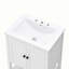 Meuble-lavabo moderne avec lavabo en céramique