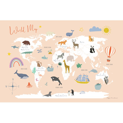 " Explore The World Map " by Kasia Kucwaj-Tybur