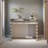 Mirror Console Table with 2 drawers