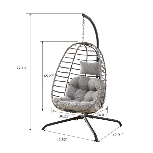 Rilyson Swing Chair with Stand & Reviews