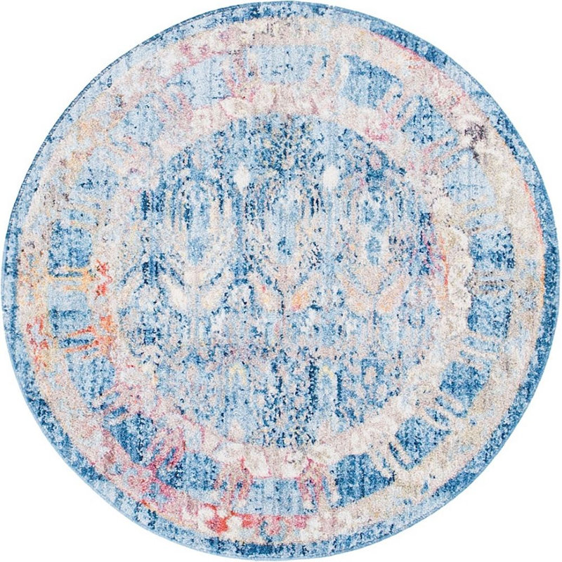 Kingston Oriental Indoor Rug, Round 6'