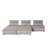 Charmie Velvet L-Shaped Sectional Reversible-88309966