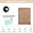  Bellmead 33.44"H FreeStanding Bathroom Cabinet