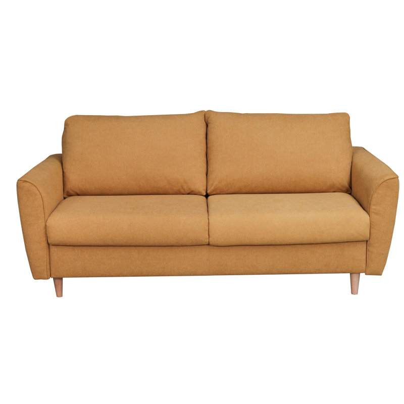 Marotz Sofa Bed with Mattress, Yellow