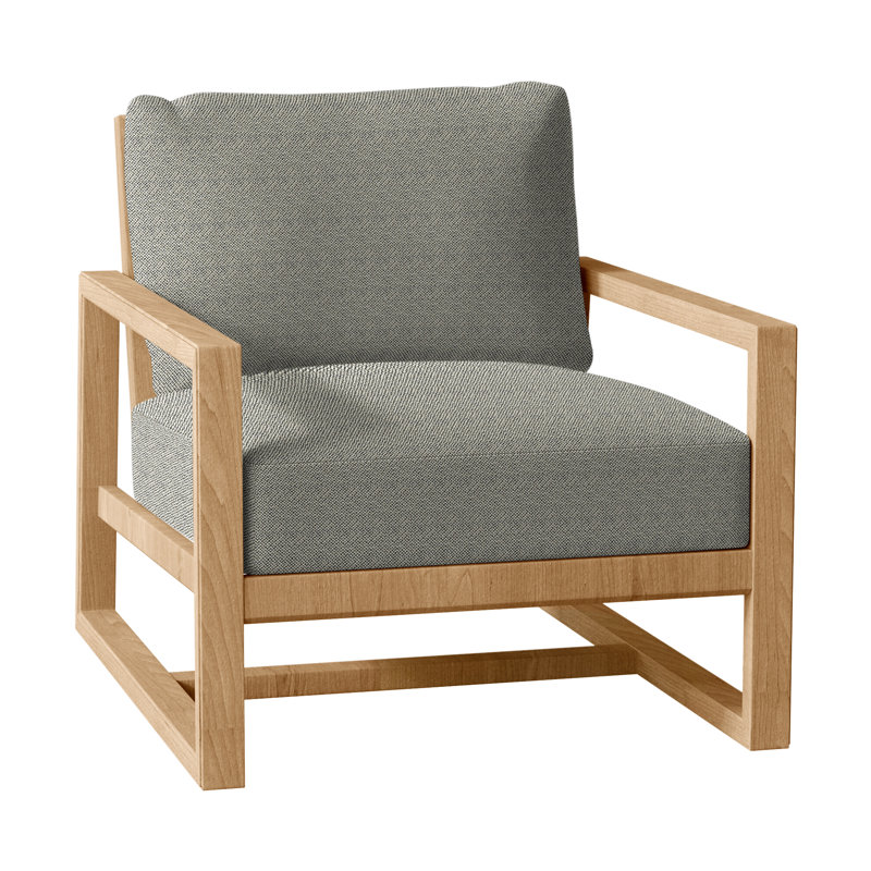 Teck Avondale - Teck naturel, Teck naturel, Pas de passepoil + bourre standard, Intermix écorce