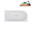 1501.1mm x 718.8mm Freestanding Soaking Acrylic Bathtub-485985571