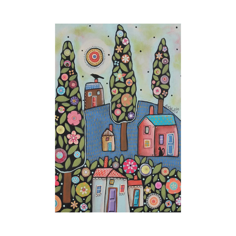Blue Hill by Karla Gerard - Wrapped Canvas Print