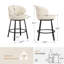 Tabourets de bar pivotants modernes avec structure en métal-778331675-778331674