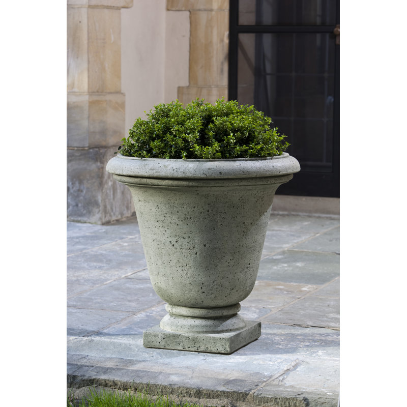 Hampton Handmade Planter, Alpine Stone, 26.5" H x 27" W x 27" D