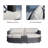 89'' Wide Curved Patio Daybed with Cushions
