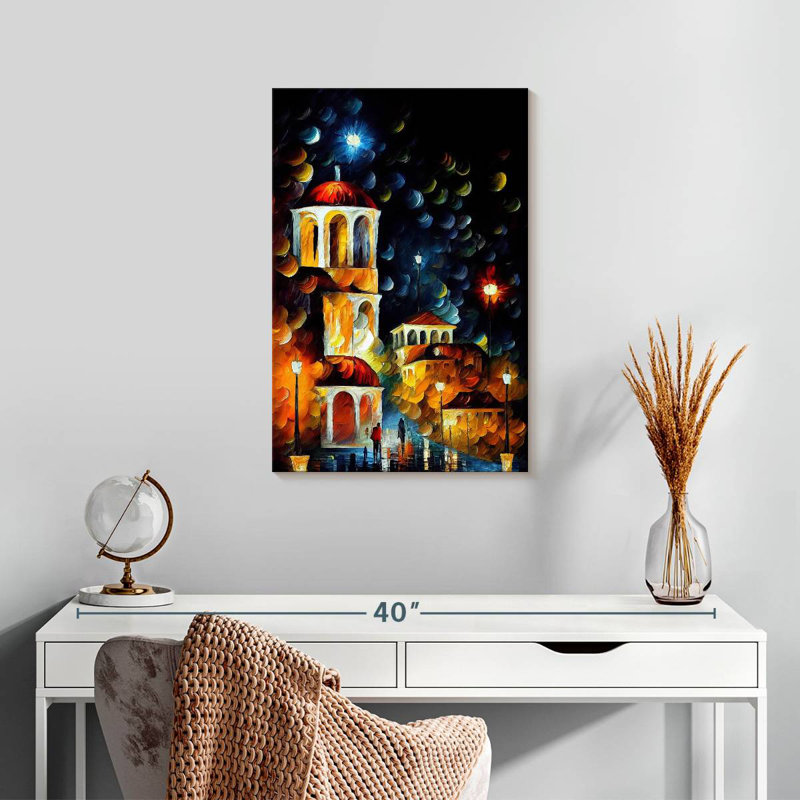 Aime Athens Night I, 24" H x 16" W