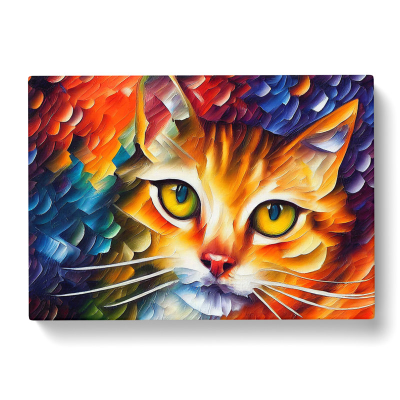 Cat Vol.5 Abstract - Wrapped Canvas, 50cm H x 76cm W x 3cm D