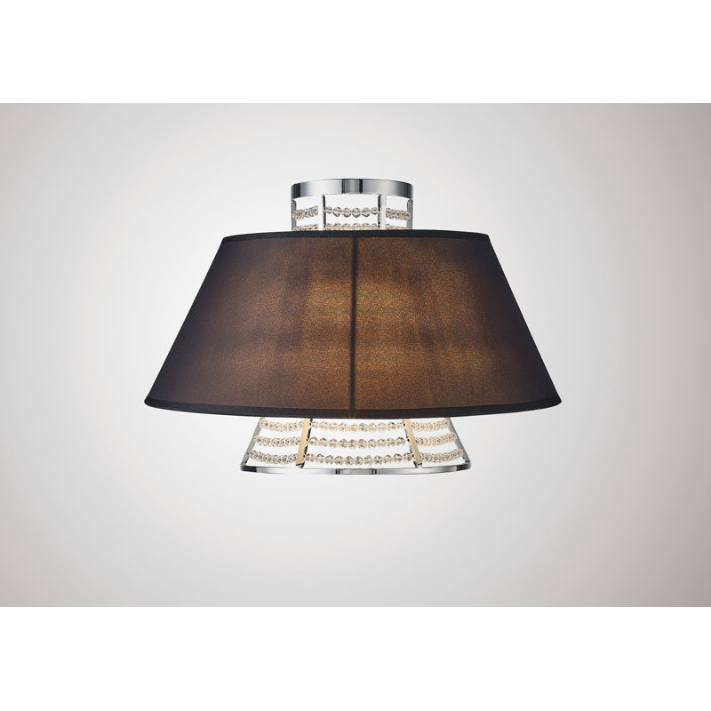 Flush Mounted Sconce, Black