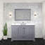 Meuble-lavabo simple avec plateau en marbre de culture