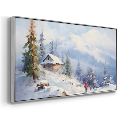 Paysage, série CCLV - Toile tendue avec châssis encadré - Prêt à être accroché