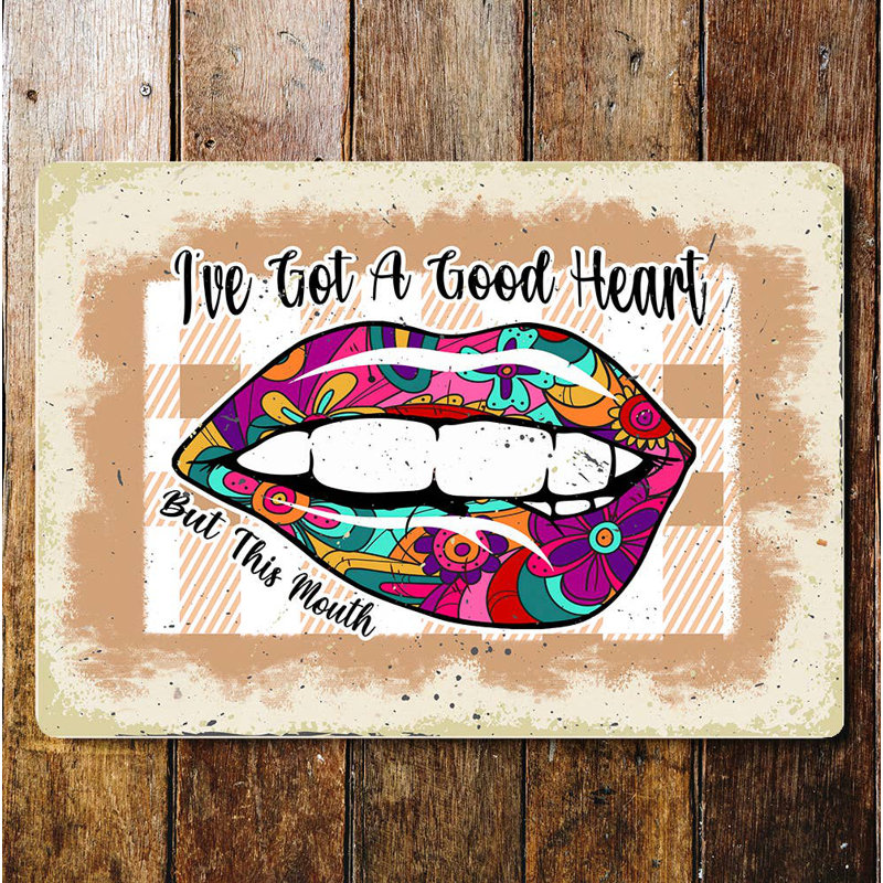 Handmade Wall Decor on Metal, 60cm H x 80cm W