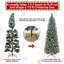 Arbre de Noël artificiel givré pré-éclairé-1502671231