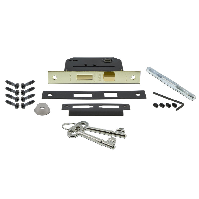 Mission Interior Mortise Door Knob with Rectangle Rosette, Oil-Rubbed Bronze