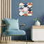 Formes abstraites de style Mid-Century abstrait géométrique paysage minimaliste Nature-129005758
