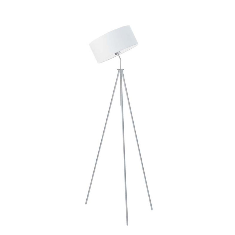 Ariellah 145cm Tripod Floor Lamp, Silver, White
