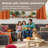 Modular Combination Sofa, Large L-shaped With Ottoman， Corduroy With Spring-wrapped Cushions, With A Capacity Of 9 Seats, Comfortable Living Room Cushions-781051463