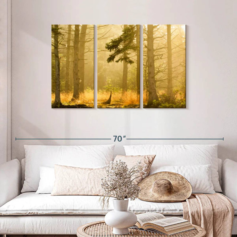 Alvord Maine Pine Forest, 28" H x 45" W