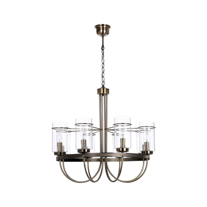 Winsted 4 - Light Waggon Wheel Chandelier