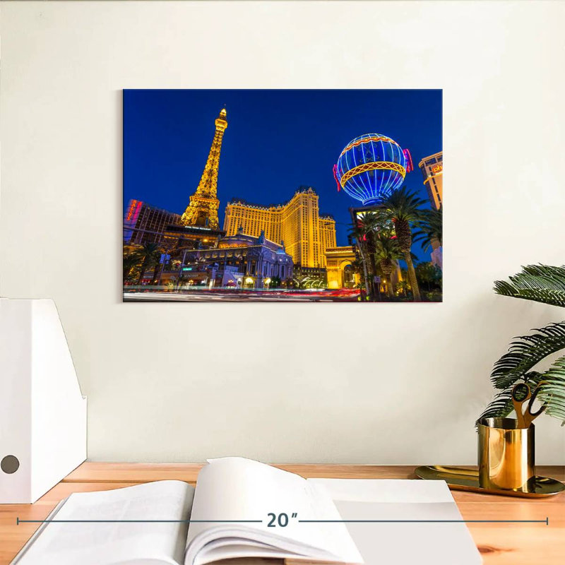 Ravi Las Vegas Paris Lights, H 8 po x l 12 po