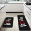 Ensemble de 2 tapis de cuisine Heart Red