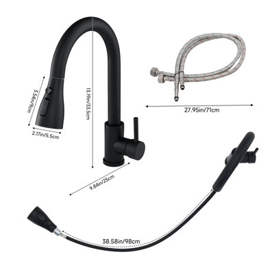 Pull-out Sprayer Retractable Kitchen Tap