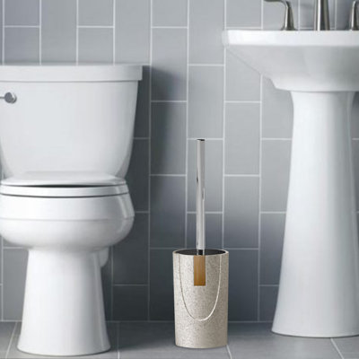 Tatara Group Brogan Resin Toilet Brush And Holder
