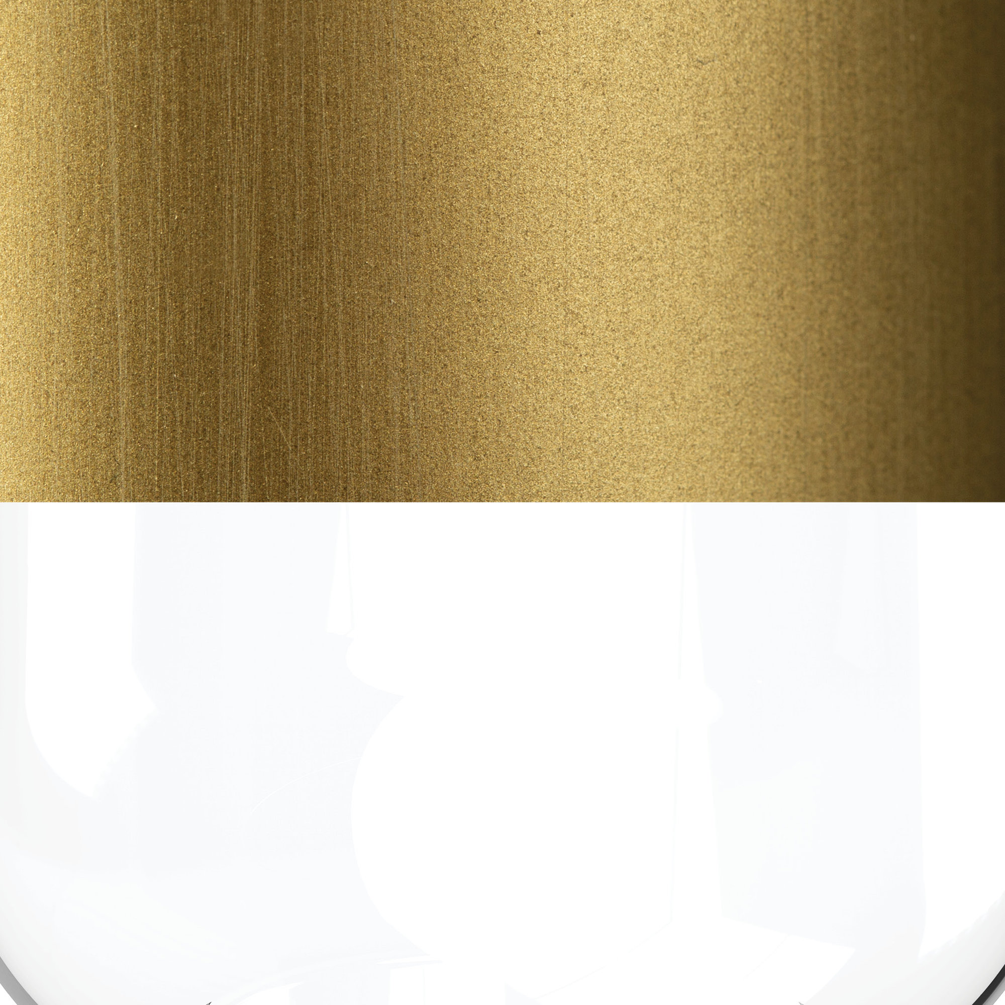 Davant Single Light Steel Pendant, 7.75" H x 19.5" W x 19.5" D, Brushed Gold