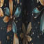 Rideau occultant en velours de cristal noir Glamour Opulence I - Glam Feather-107536149