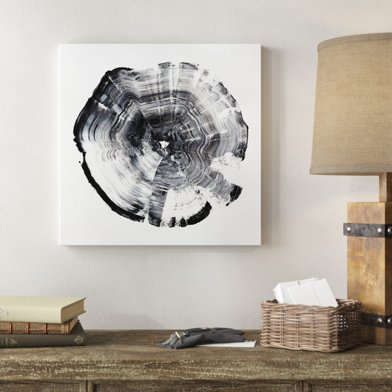 Tree Ring Abstract I by Ethan Harper - Wrapped Canvas Print, 51cm H x 51cm W