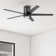 52" Graceshire 5 - Blade LED Flush Mount Ceiling Fan with Remote Control and Light Kit Included