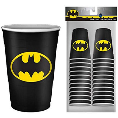 Gobelets en plastique jetables Batman