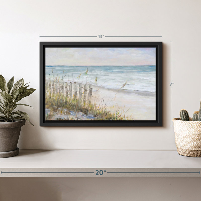 Plage «Mist Ocean View Canvas Print», H 9 po x l 13 po
