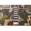 Tapis gris foncé en laine noué à la main 8 pi 2 po x 9 pi 11 po Jules Serapi